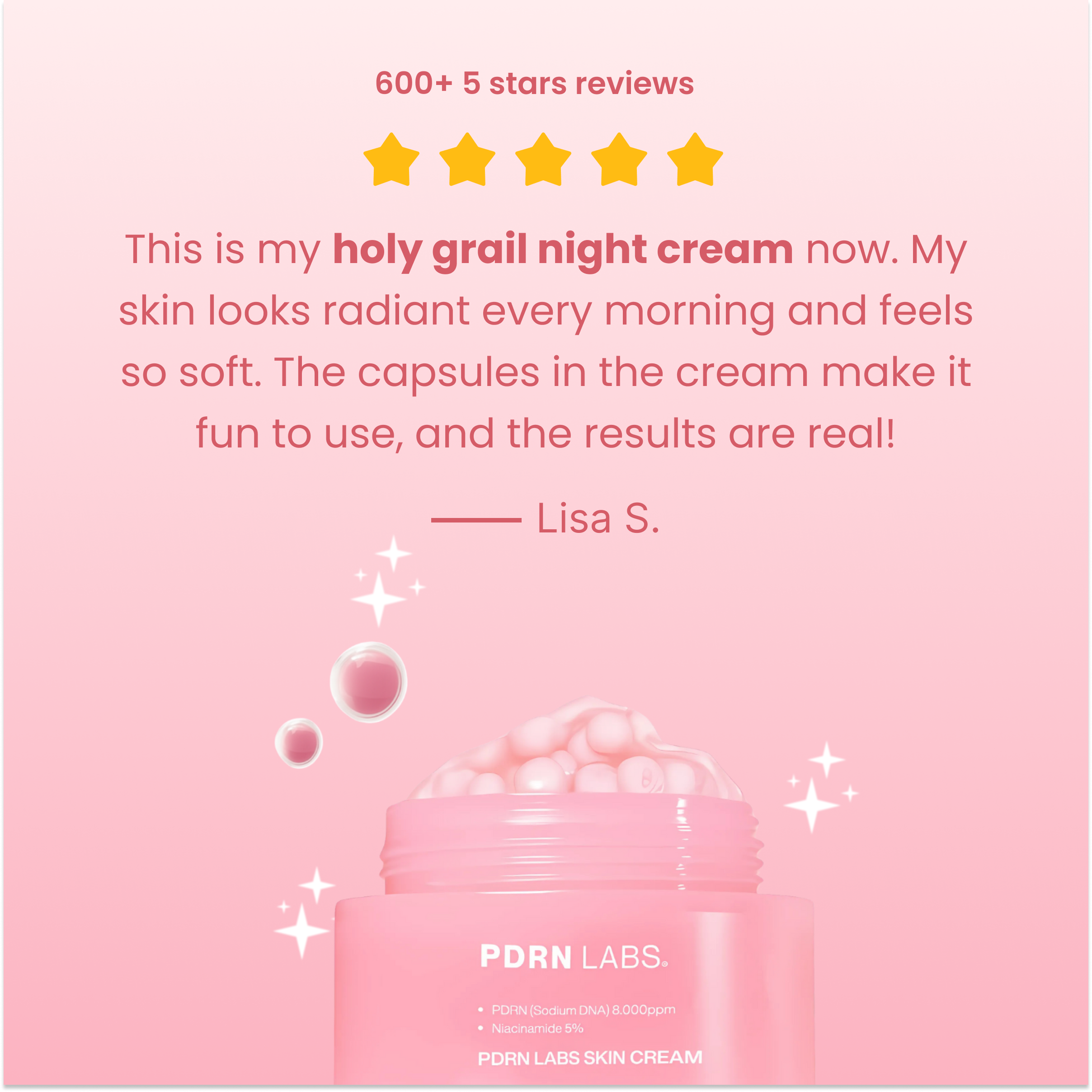 PDRN LABS Skin Cream (With Capsules)
